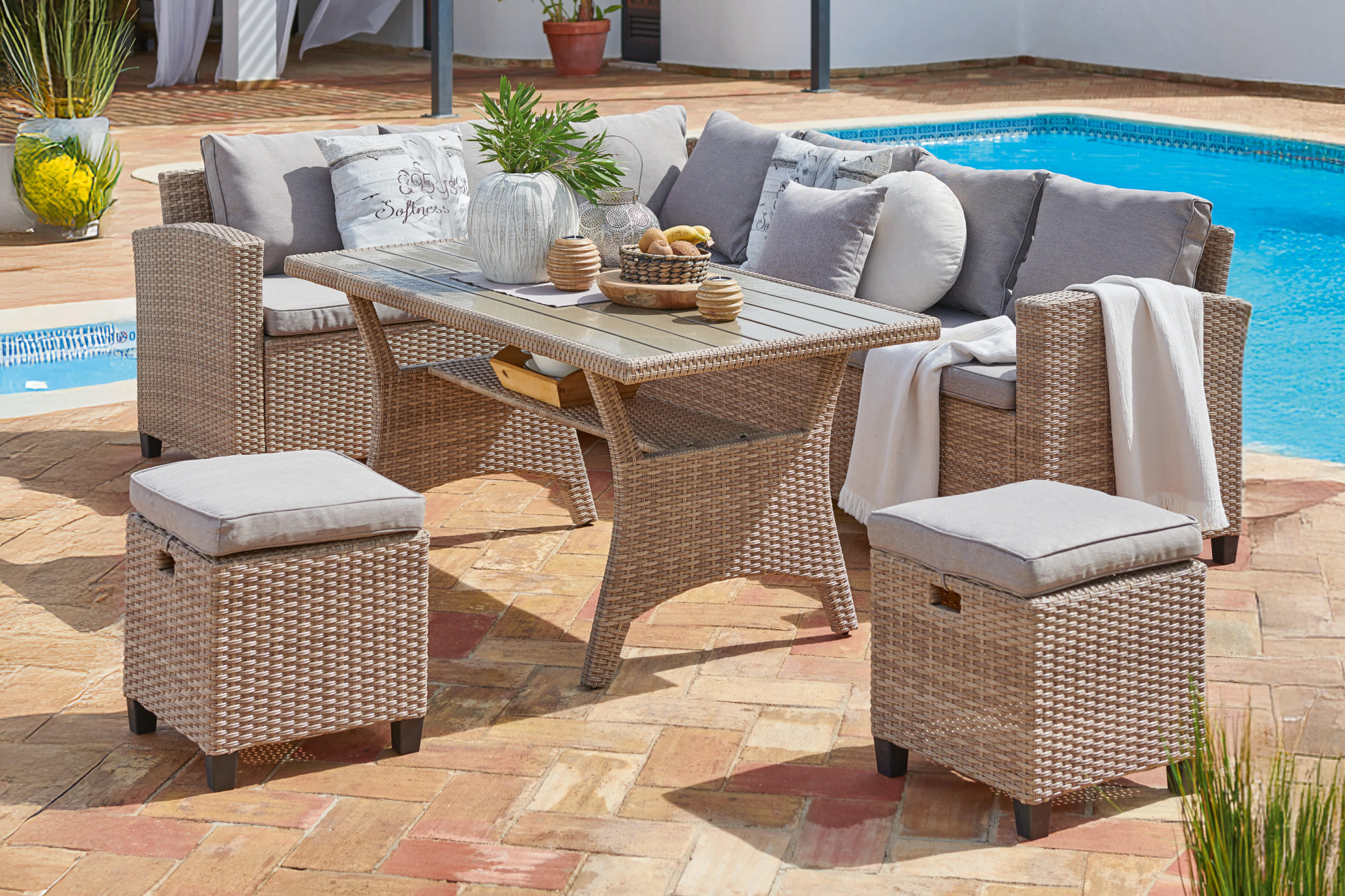Polyrattan Gartenlounge
