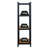 SCHWERLASTREGAL Vintage Series Ragnar für Gesamtlast 400 kg Maße: 150x45x45cm Vintagebraun-Schwarz - Dunkelbraun, Metall (45/150/45cm) - PROREGAL