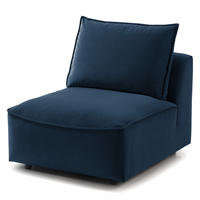 MODULSESSEL - Dunkelgrau, Holz/Textil (80/82/99cm) - home24