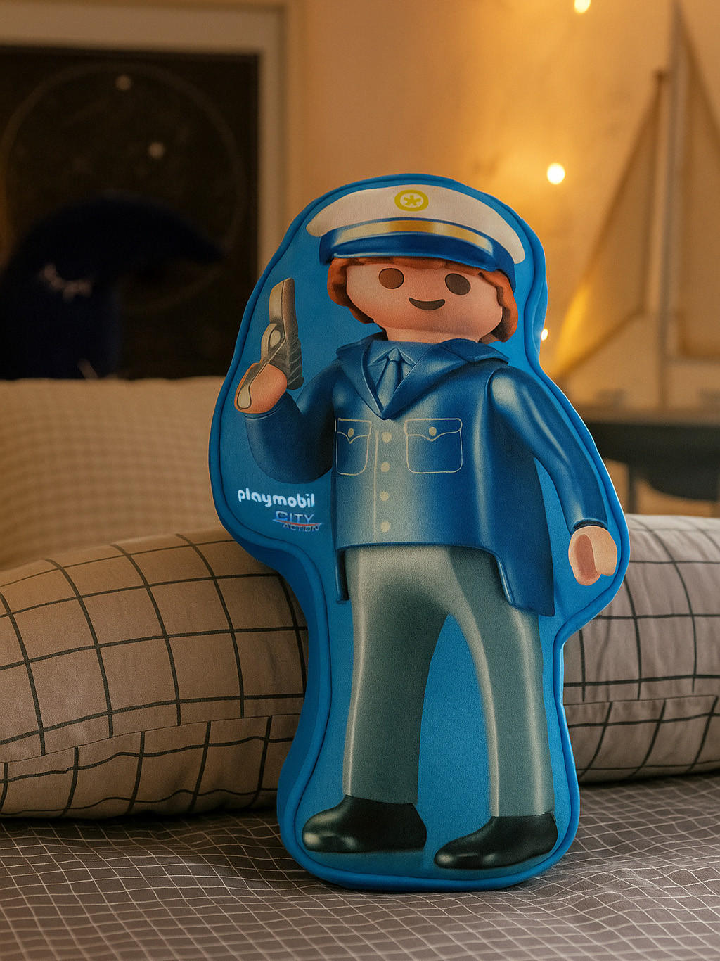 Playmobil Kinderkissen Mehrfarbig 26x39 cm