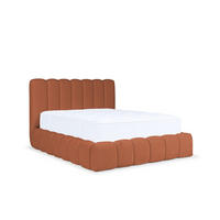 POLSTERBETT Carson In Catch Me Set.1 - Rotbraun, Holzwerkstoff/Textil (180/200cm) - Fun Möbel