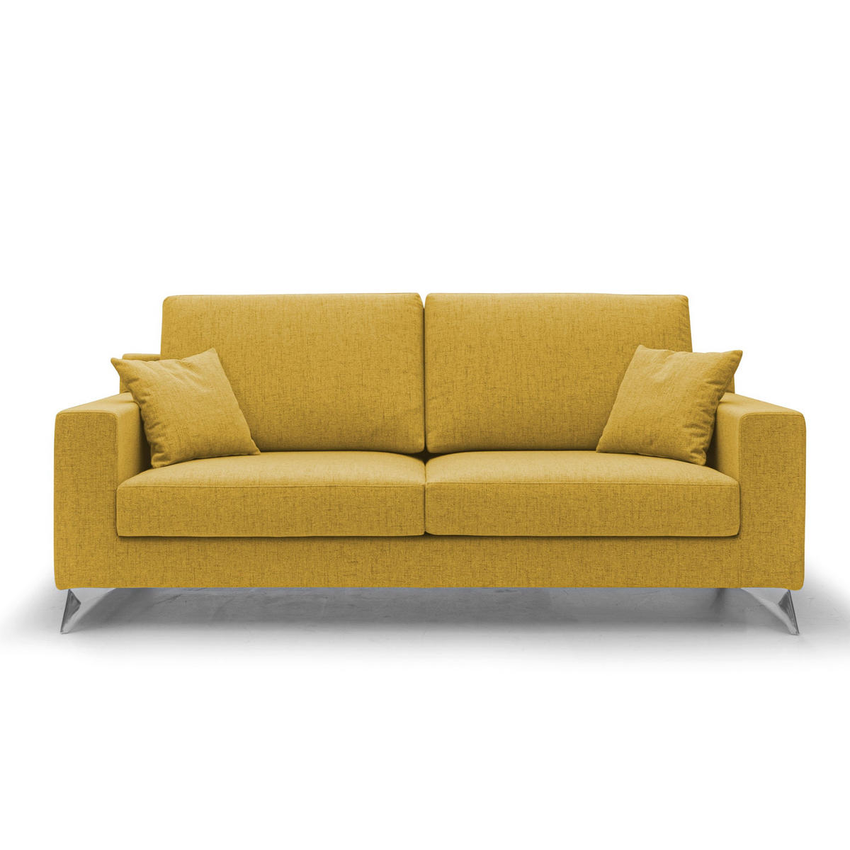 LINEARSOFA Michael - Gelb, Textil (146/95/91cm) - Divani.store