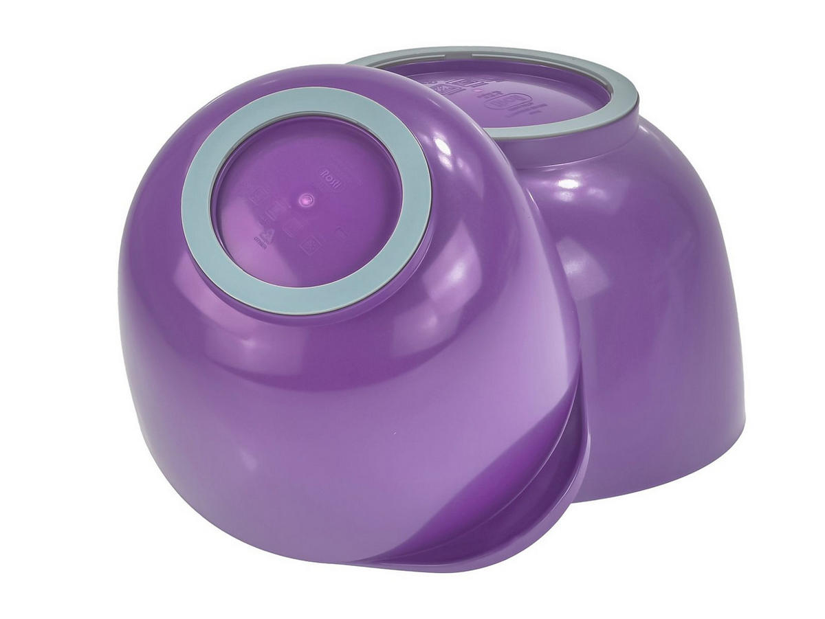 RÜHRSCHÜSSEL-SET Margrethe New lila (2tlg) - Violett, Kunststoff (21/15cm) - Rosti