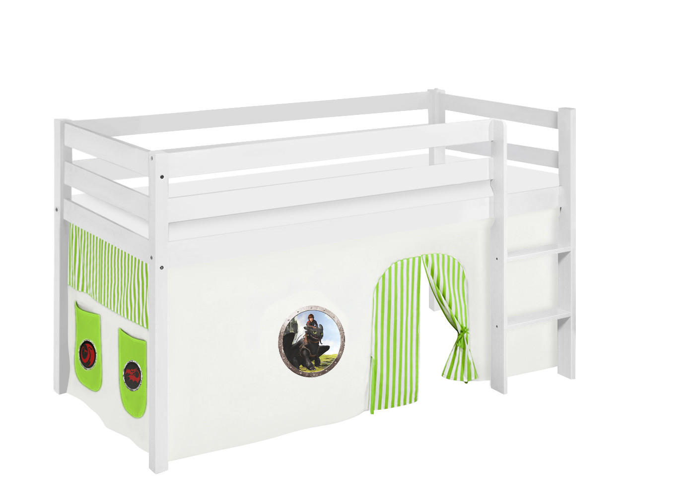 Lilokids Hochbett Weiß