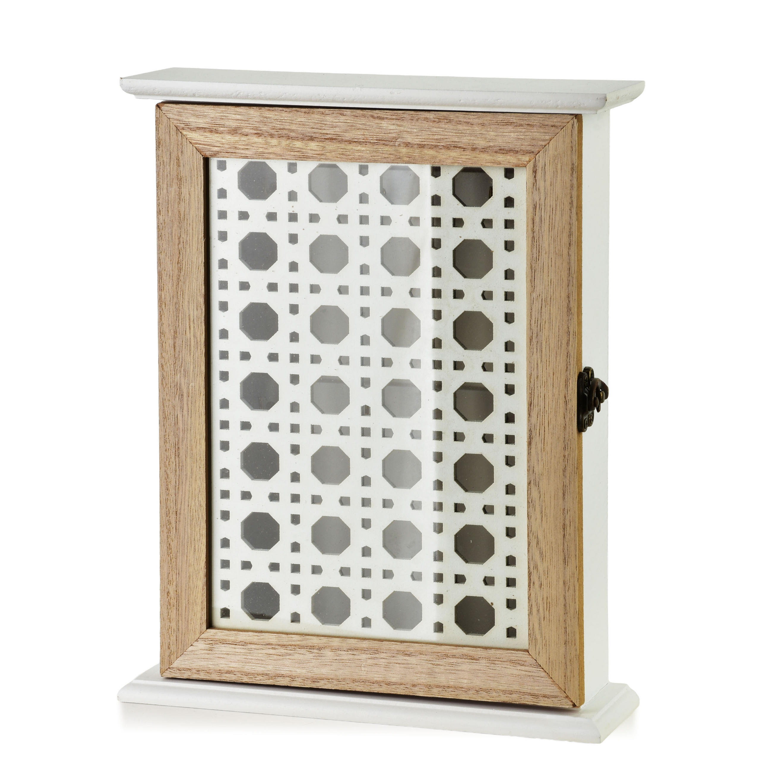 SCHLÜSSELKASTEN Stacy Braun 19.5/6.5/25 cm Holz - Braun, Holz (19.5/25/6.5cm) - Mondex