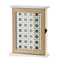 SCHLÜSSELKASTEN Stacy Braun 19.5/6.5/25 cm Holz - Braun, Holz (19.5/25/6.5cm) - Mondex