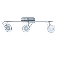 LED DECKENLEUCHTE Metall Chrom Silber - Silberfarben, Metall (66/21/21cm) - Wofi