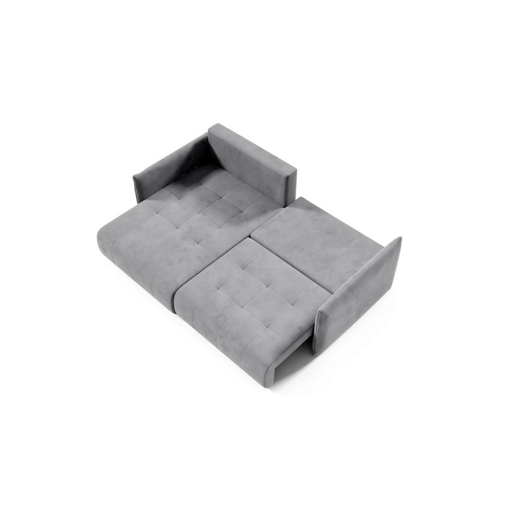Thumbnail - Fun Möbel Ecksofa, Grau, Textil, Ottomane links, 221x153 cm, Wohnzimmer, Sofas & Couches, Wohnlandschaften, Ecksofas