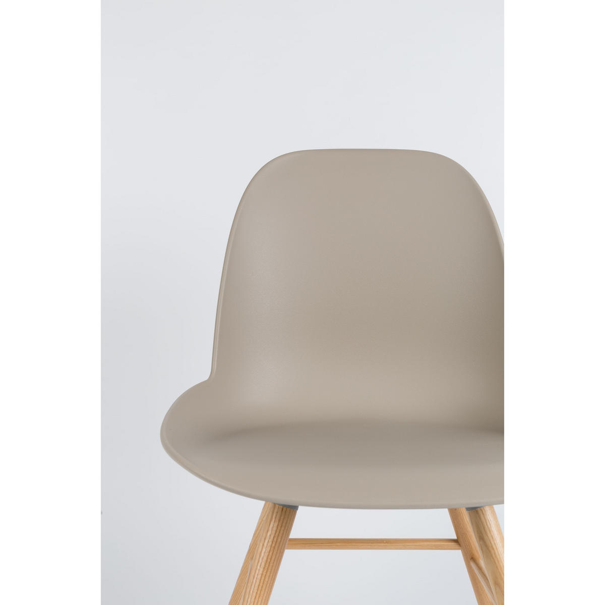 ESSZIMMERSTUHL Albert Kuip Taupe - 2 er Set - Braun, Kunststoff (49/81.5/55cm) - Zuiver