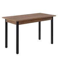 ESSTISCH Den Haag - Walnussfarben, Holzwerkstoff/Metall (60/120/75cm) - [en.casa]
