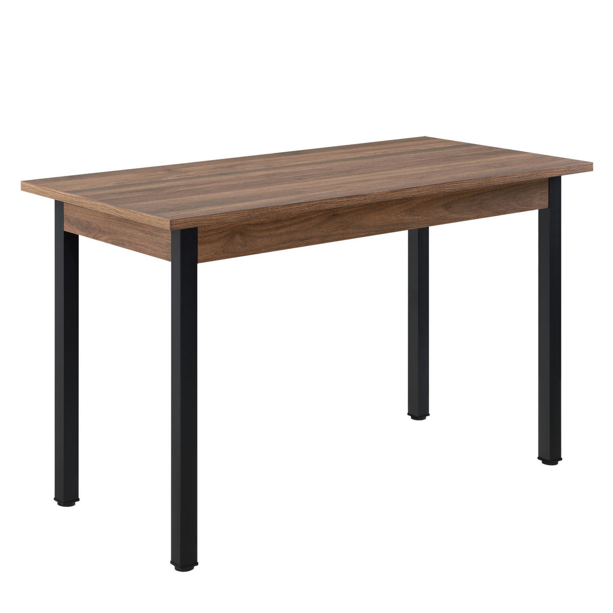 ESSTISCH Den Haag - Walnussfarben, Holzwerkstoff/Metall (60/120/75cm) - [en.casa]