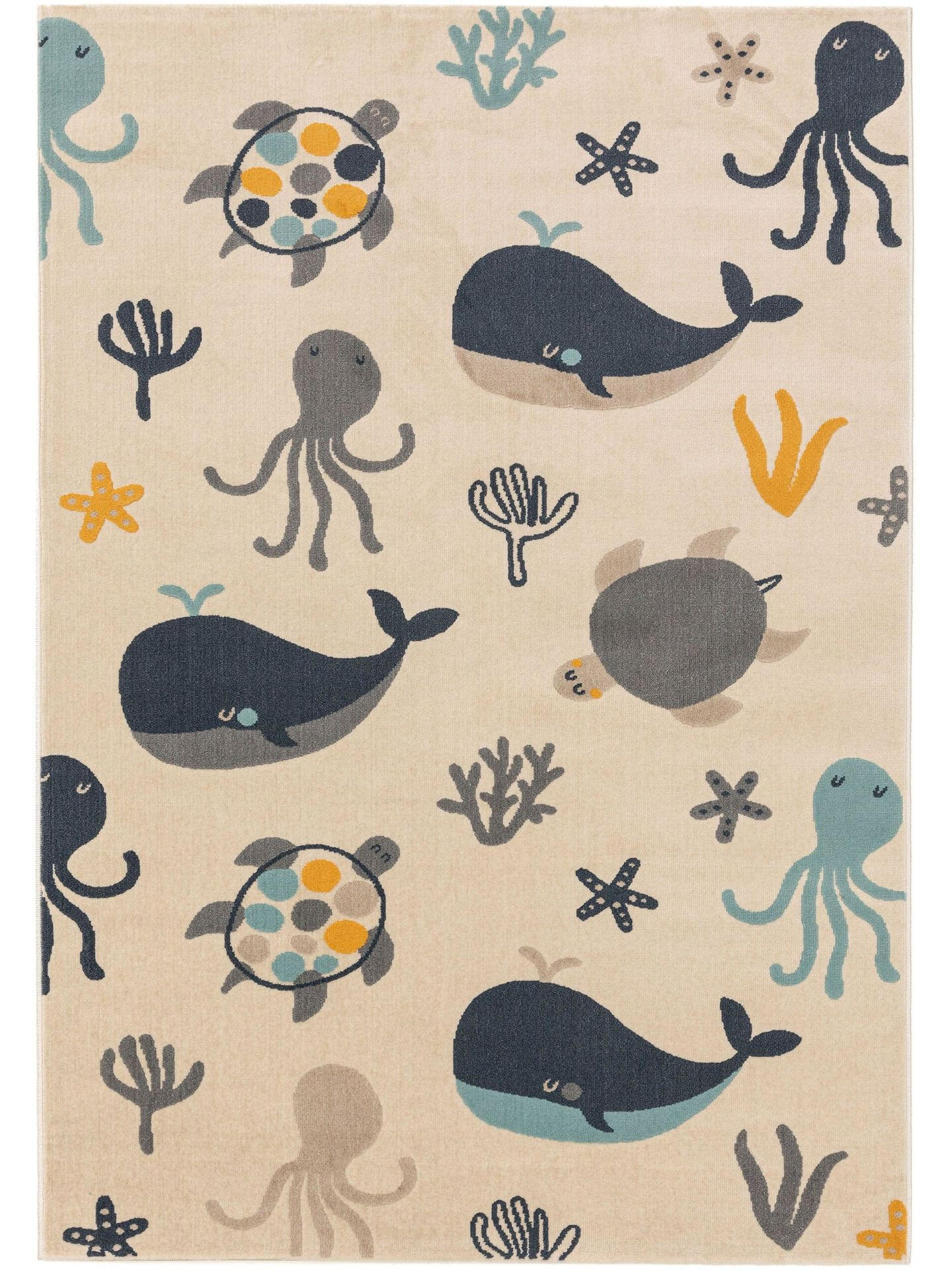 DĚTSKÝ koberec Fabius Vícebarevné 80x150 cm - různobarevná, textil/umělá hmota (80/1cm) - KUNSTLOFT