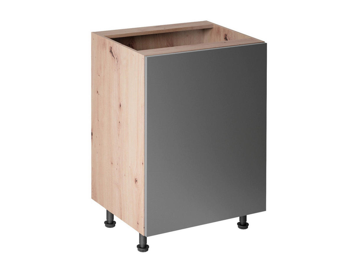 UNTERSCHRANK 60 cm – Nexa D60 – Beige - Beige, Holzwerkstoff (60/82/47cm) - ROYAL24_MARKT