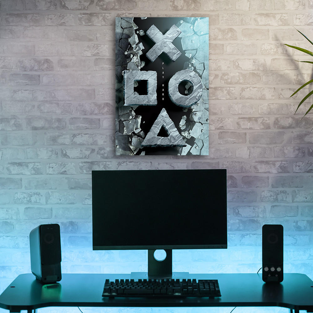BILD Tasten für den Controller 70x100cm - Multicolor, Textil (70/100cm) - Feeby