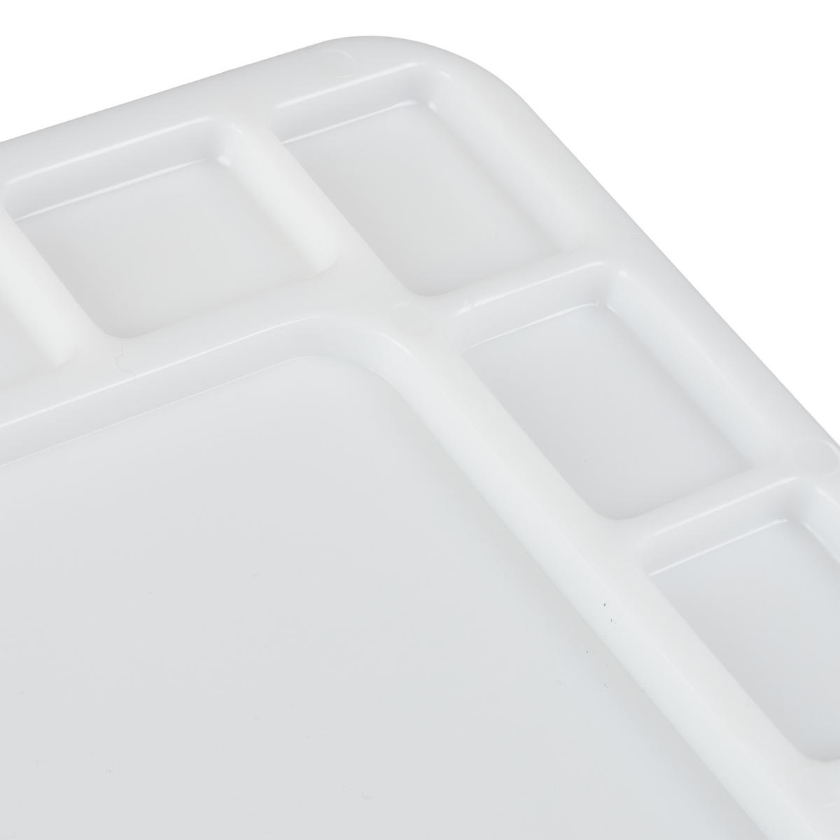 MISCHPALETTE - Weiß, Kunststoff (33.5/1/23cm) - Relaxdays