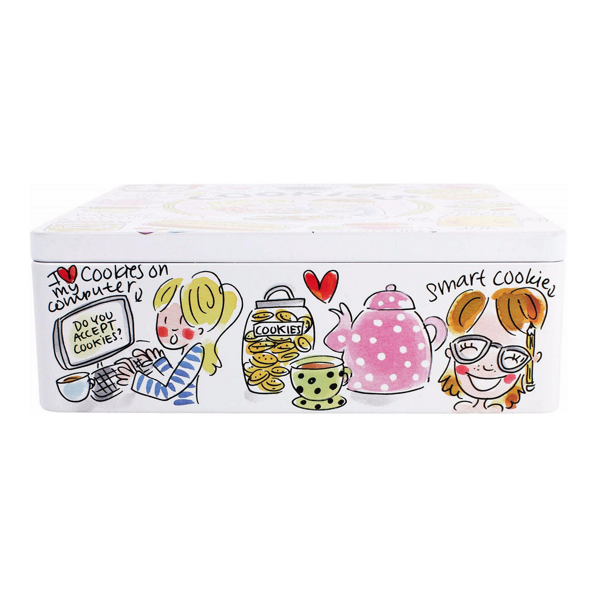DOSE Kekse in Bunt - 21,7 x 7,5cm - Multicolor, Metall (21.7/7.5/21.7cm) - Blond Amsterdam