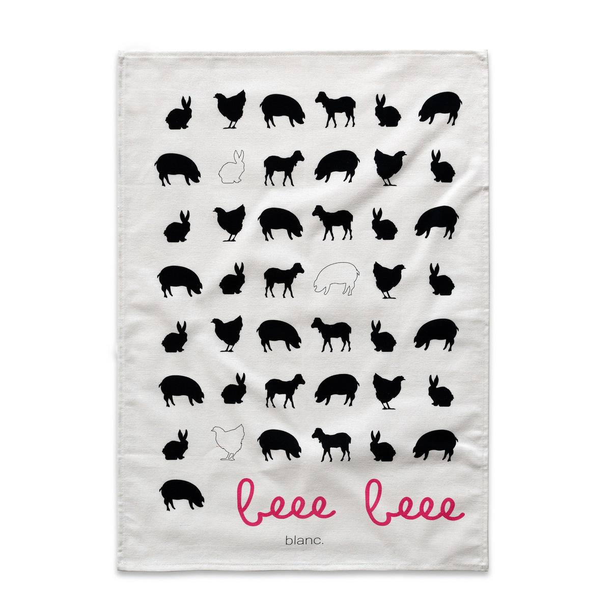 GESCHIRRTUCH (2 tlg) kikiriki 70x50 cm mehrfarbig - Multicolor, Textil (70/50cm) - Happy Friday