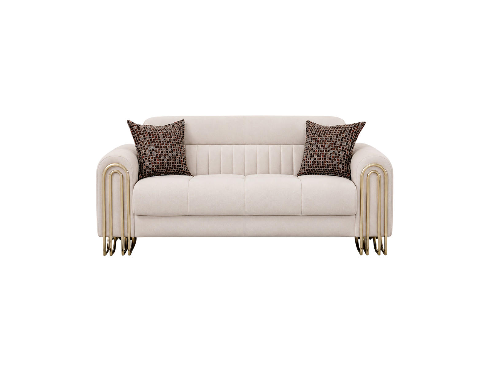 XXXLutz 2-Sitzer Beige 178x85x95 cm