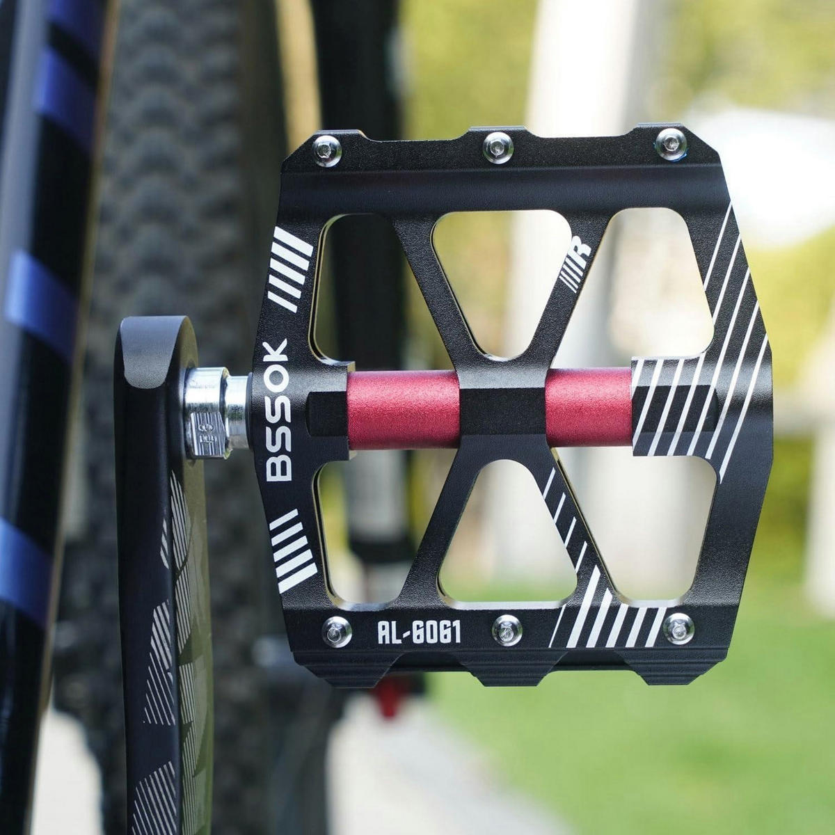 FAHRRADPEDALE Set CNC Aluminium Schwarz - Schwarz, Metall (9.7/1.5/9.7cm)