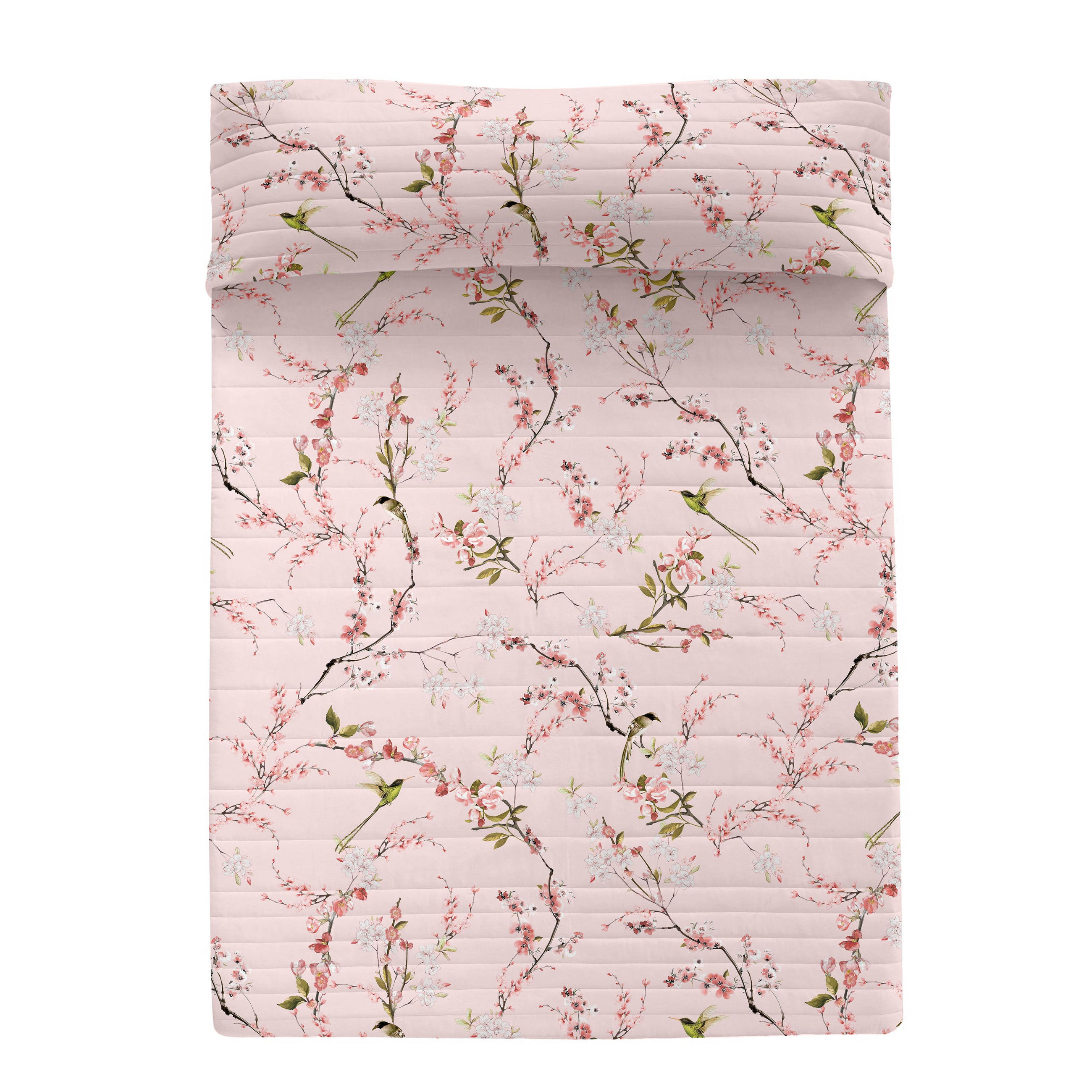 TAGESDECKE chinoiserie rose 180x260 cm (bett 80/90/105) mehrfarbig - Multicolor, Textil (180/260cm) - Happy Friday