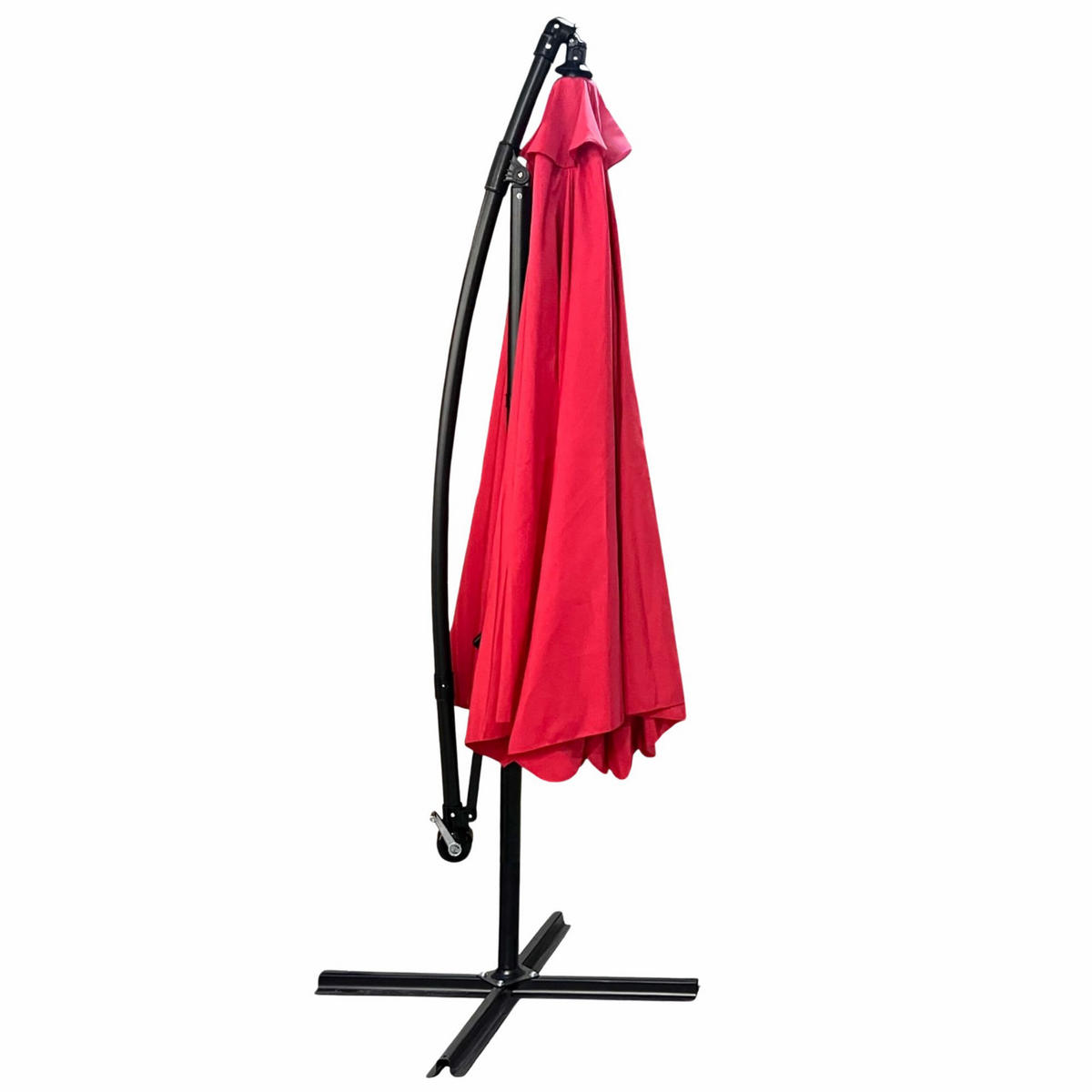 SONNENSCHRIM Rot 245/300 cm - Rot/Schwarz, Metall (300/300cm) - Akord