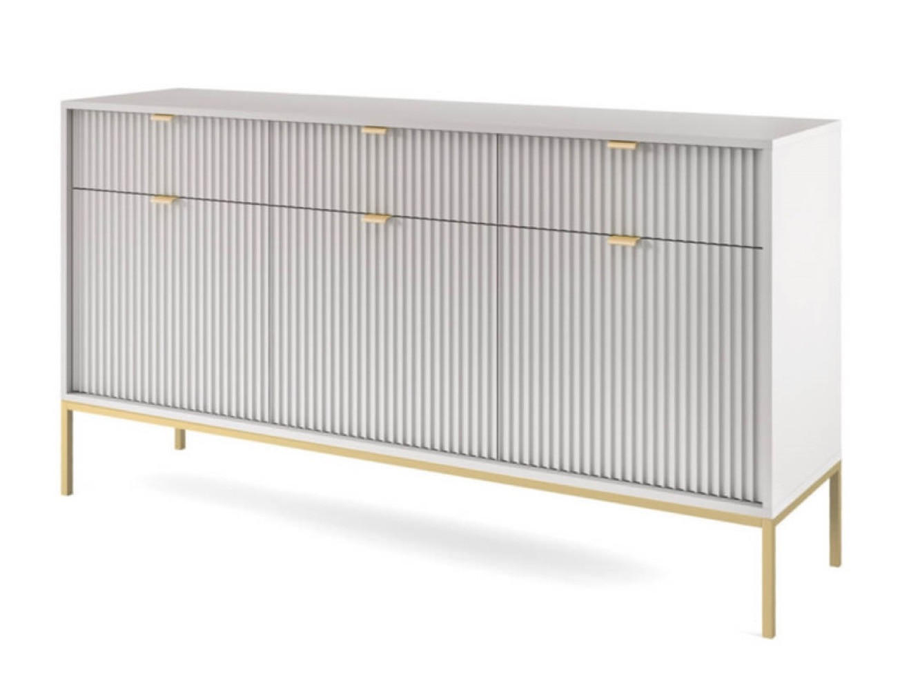 Sepro Meble Sideboard Grau 154x83x39 cm