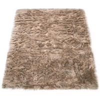 HOCHFLORTEPPICH 60/100 cm Playa 960 - Beige, Textil (60/100cm) - Paco Home