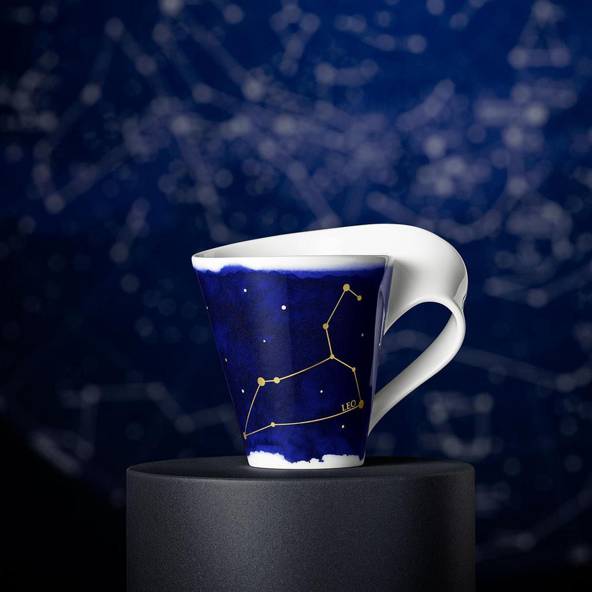 TASSE LÖWE NewWave Stars weiß-blau 300 ml - Blau/Weiß, Keramik (0.3L) - Villeroy & Boch