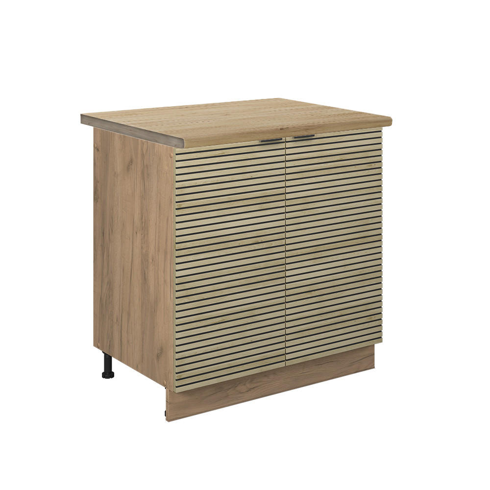 DŘEZOVÁ SKŘÍŇKA Fame-Line Dubový panel - medově dubová/barva dubu, kompozitní dřevo (80/82/60cm) - Vicco