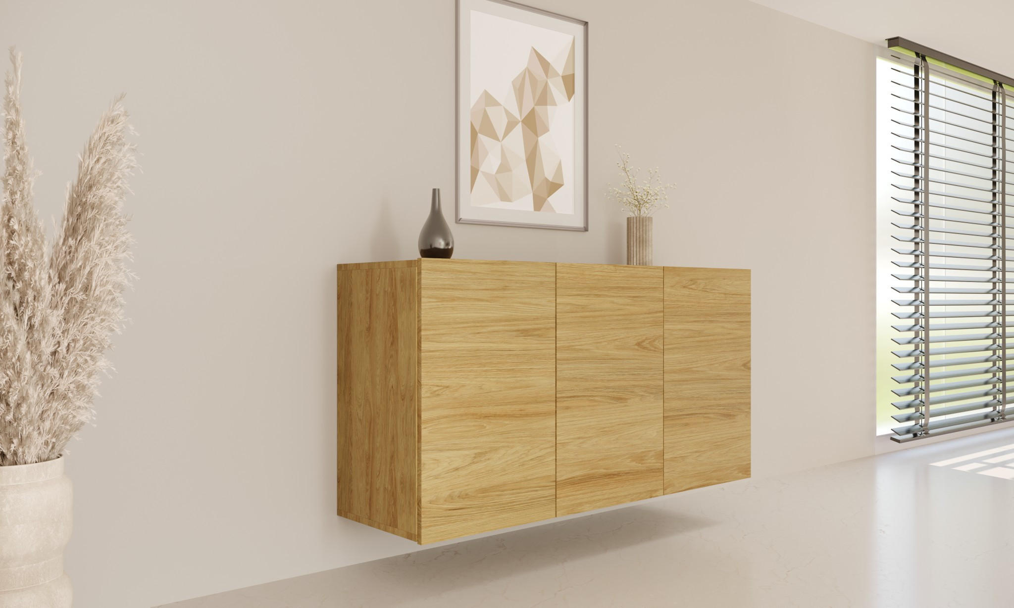 KOMMODE Dallas 160/60/35 - Eichefarben, Holzwerkstoff (160/60/35cm) - RAUMHIRSCH FURNITURE