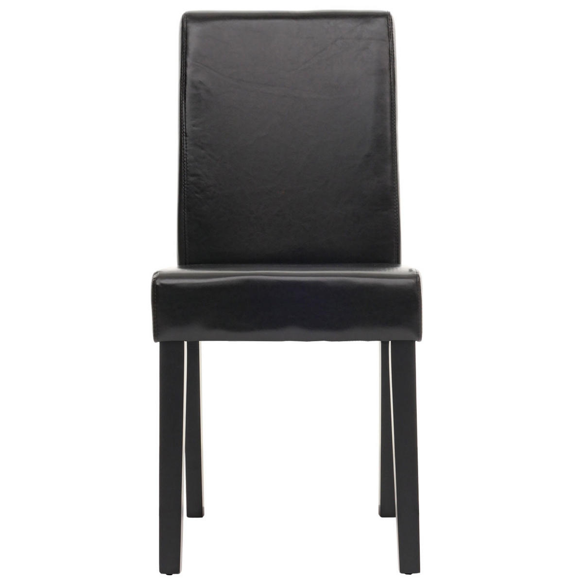 ESSZIMMERSTUHL Schwarz, Dunkelbraun 4er-Set - Dunkelbraun/Schwarz, Textil (43/90/56cm) - MCW