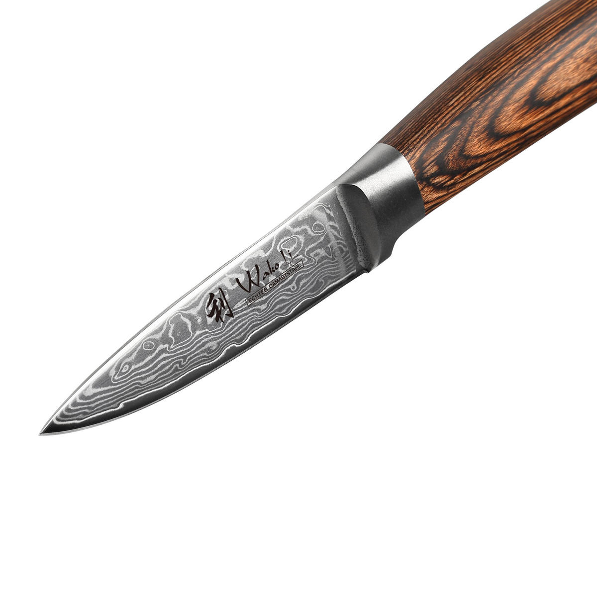 OFFICEMESSER 8 cm - Braun, Holz/Metall (20cm) - Wakoli