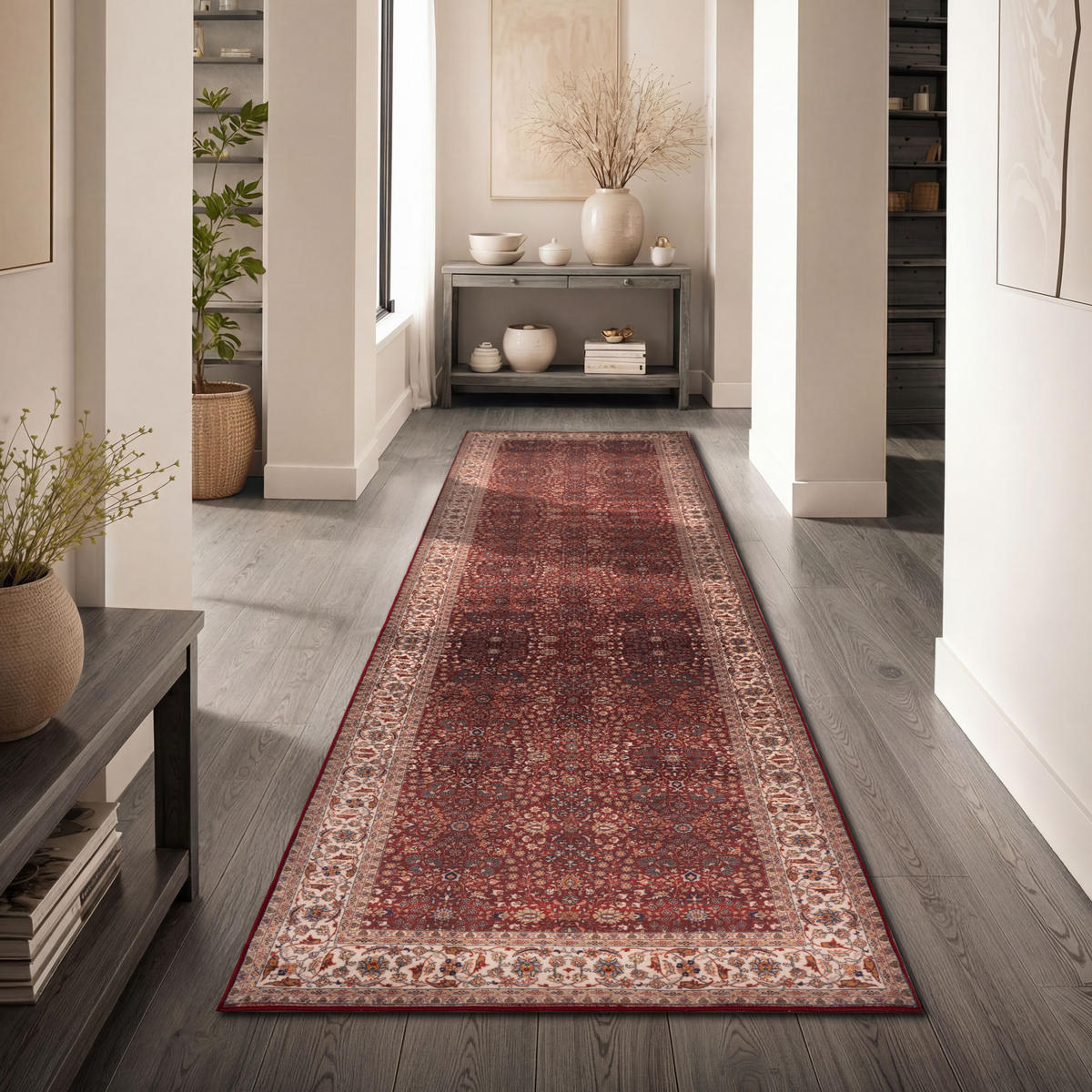 KURZFLORTEPPICH 80/300 cm Seoul 452 - Rot, Textil (80/300cm) - Paco Home