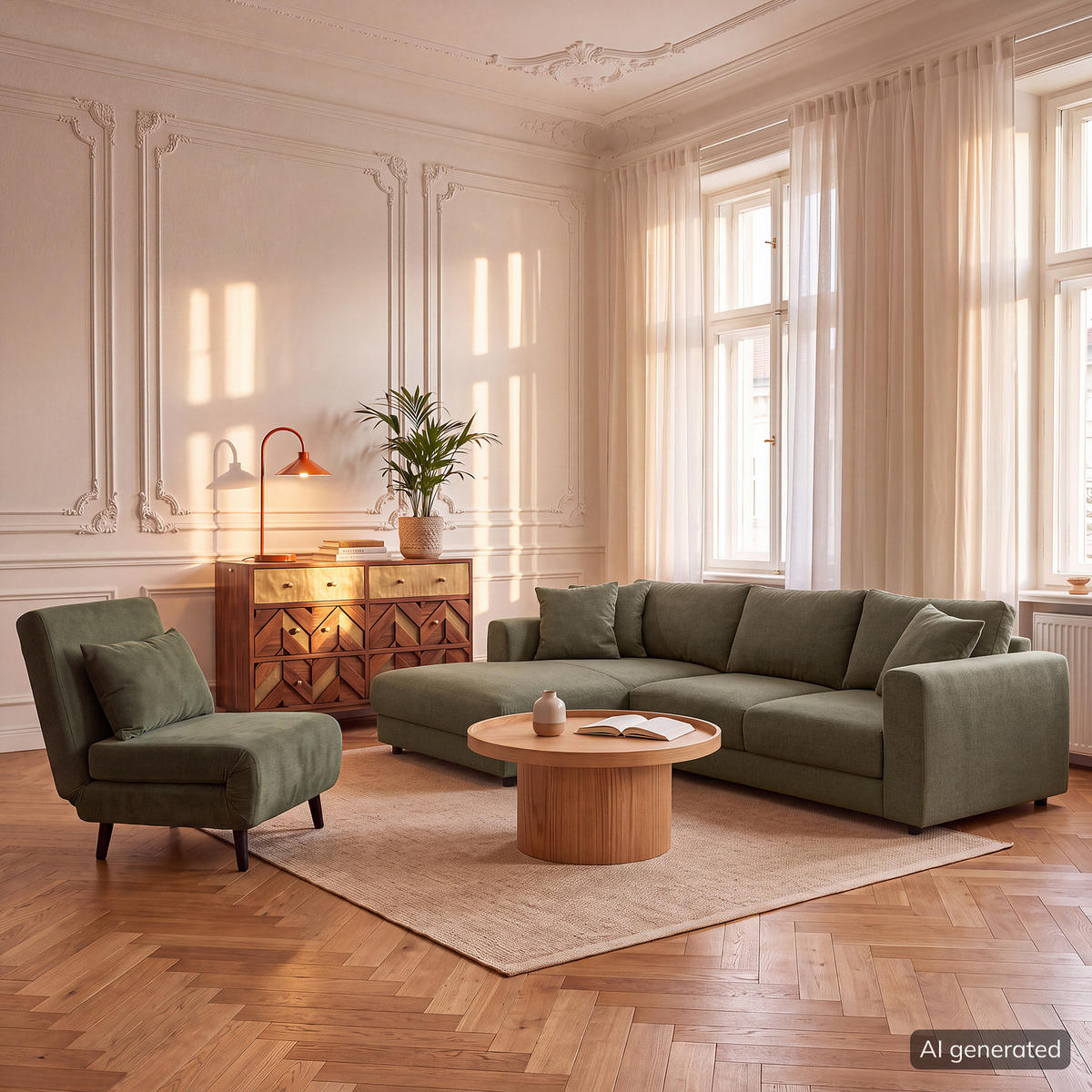 ECKSOFA mit Longchair - Schwarz/Grau, Holz/Kunststoff (286/183cm) - home24
