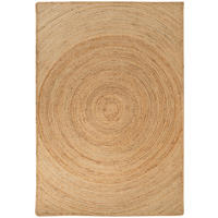 FLACHGEWEBETEPPICH 140/200 cm Goa Wirbel - Naturfarben, Naturmaterialien (140/200cm) - Steffensmeier