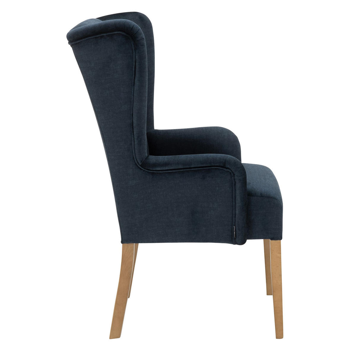 SESSEL Katrya Samtvelours dunkelblau - Dunkelblau, Kunststoff (62/107/68cm) - 58aufmkessel