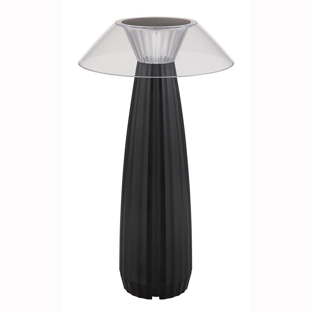 LED TISCHLEUCHTE ILLUMI Kunststoff Schwarz matt 2-tlg. - Schwarz, Kunststoff (15.4/15.4/28cm) - Globo Lighting