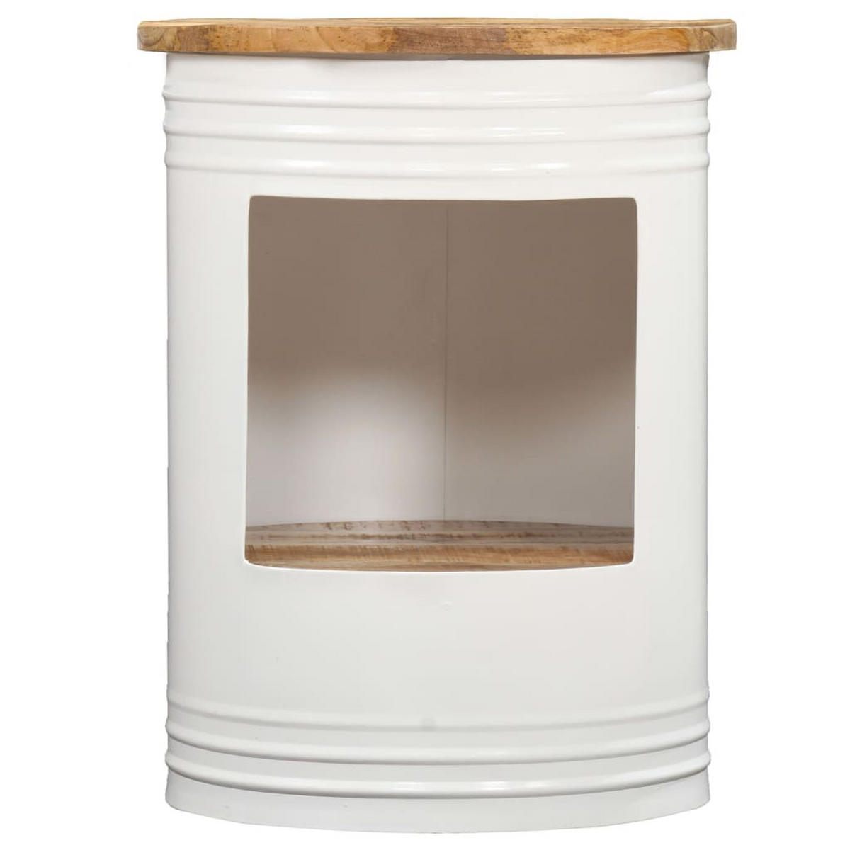 COUCHTISCH 43×55 cm Massivholz Mango - Braun, Holz (43/43/55cm) - furnicato