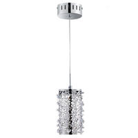 LED HÄNGELEUCHTE GLOSSY Silber Chrom - Silberfarben, Metall (11/11/150cm)