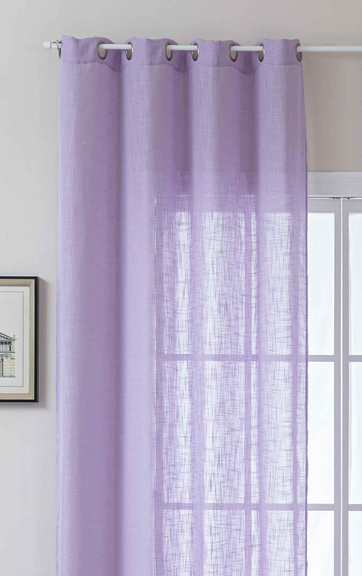 GARDINE SEOUL HxB 245x140 cm Flieder - Lila, Textil (140/245cm) - Gardinenbox