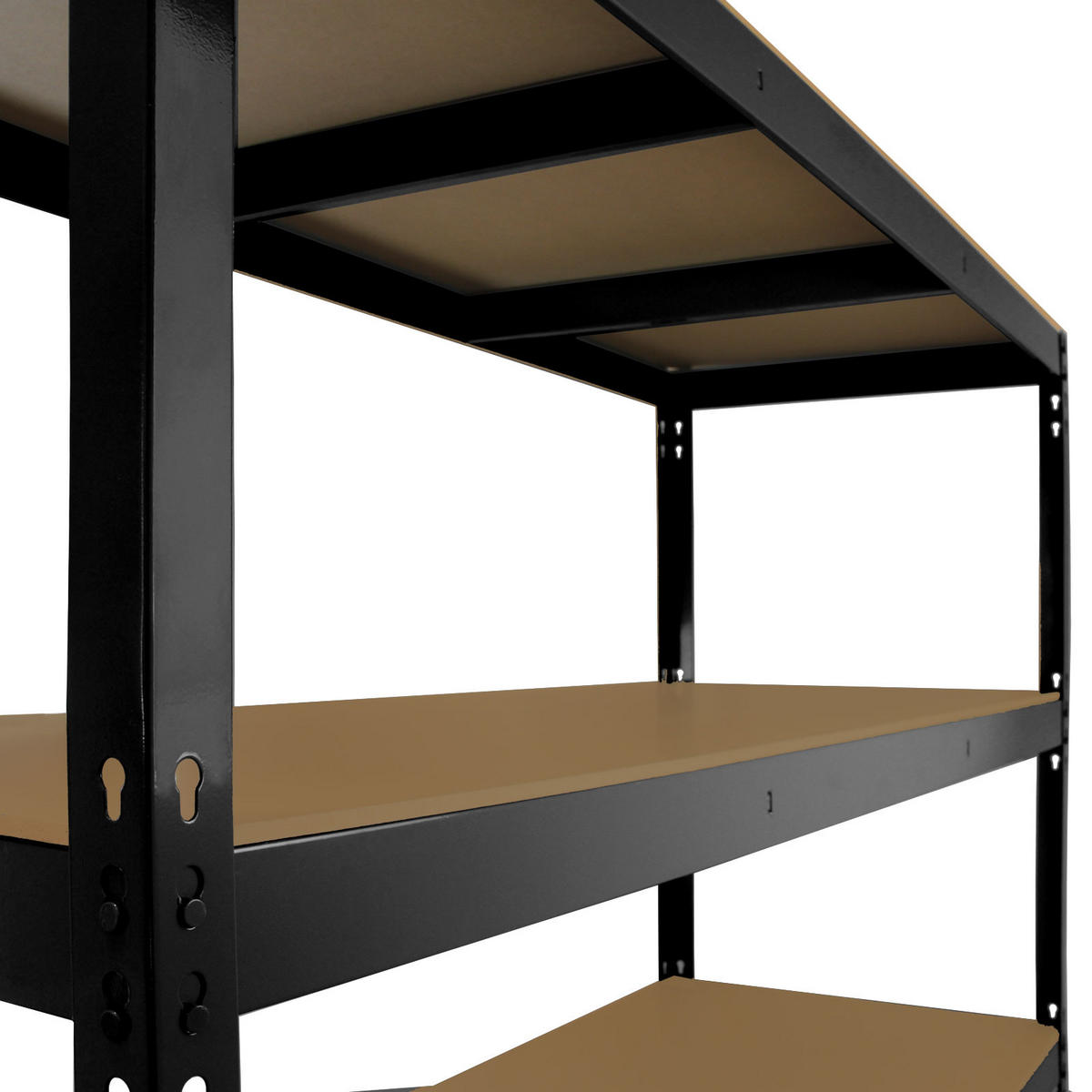 SCHWERLASTREGAL LAGERREGAL 160CM - Schwarz, Metall (160/160/60cm) - Monster Racking