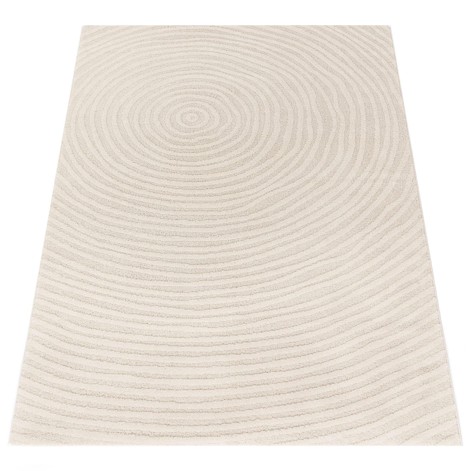 KURZFLORTEPPICH 160/220 cm Aura 703 - Creme, Kunststoff (160/220cm) - Paco Home