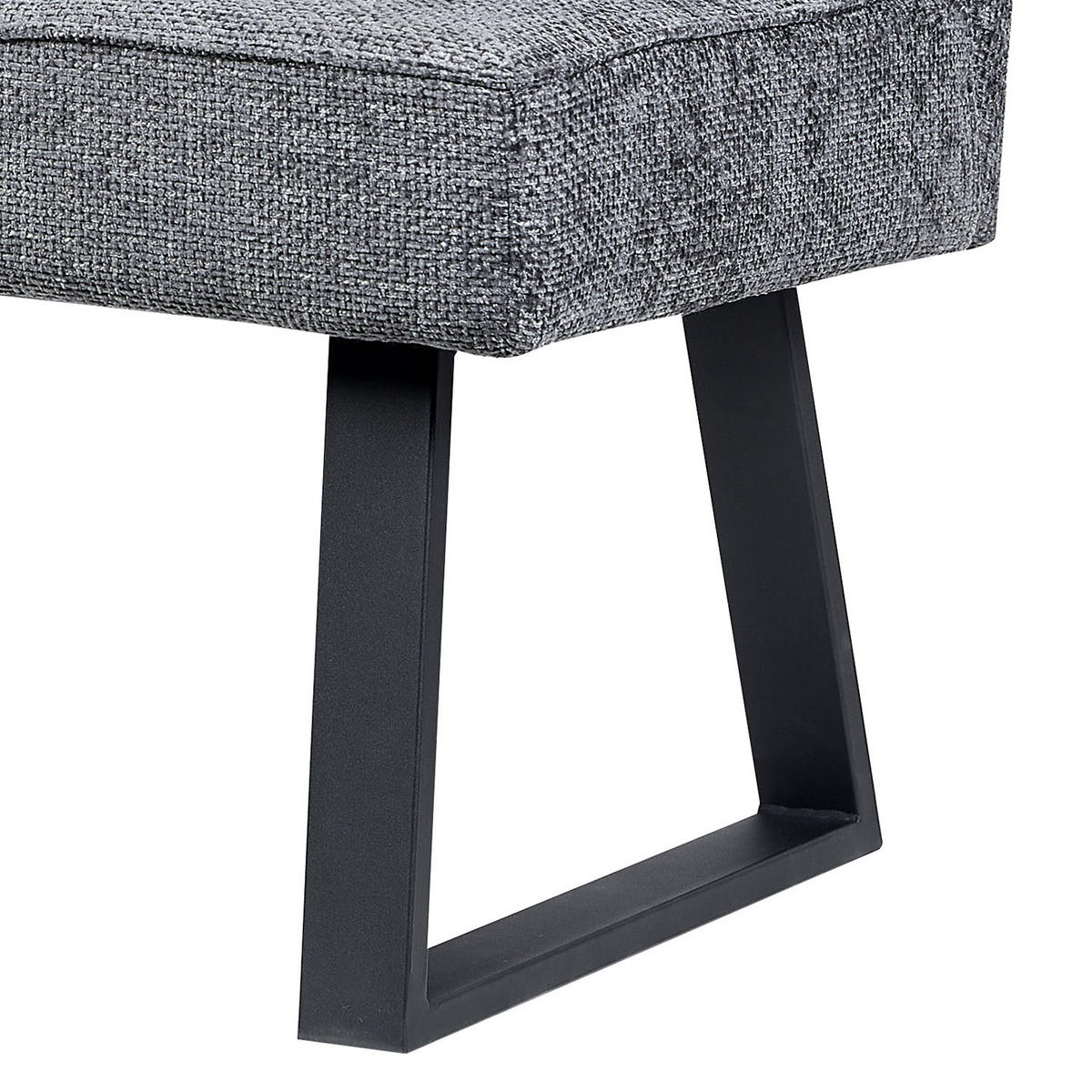 SITZBANK CLARA - Grau, Metall (140/91/66cm) - DUBI Möbel