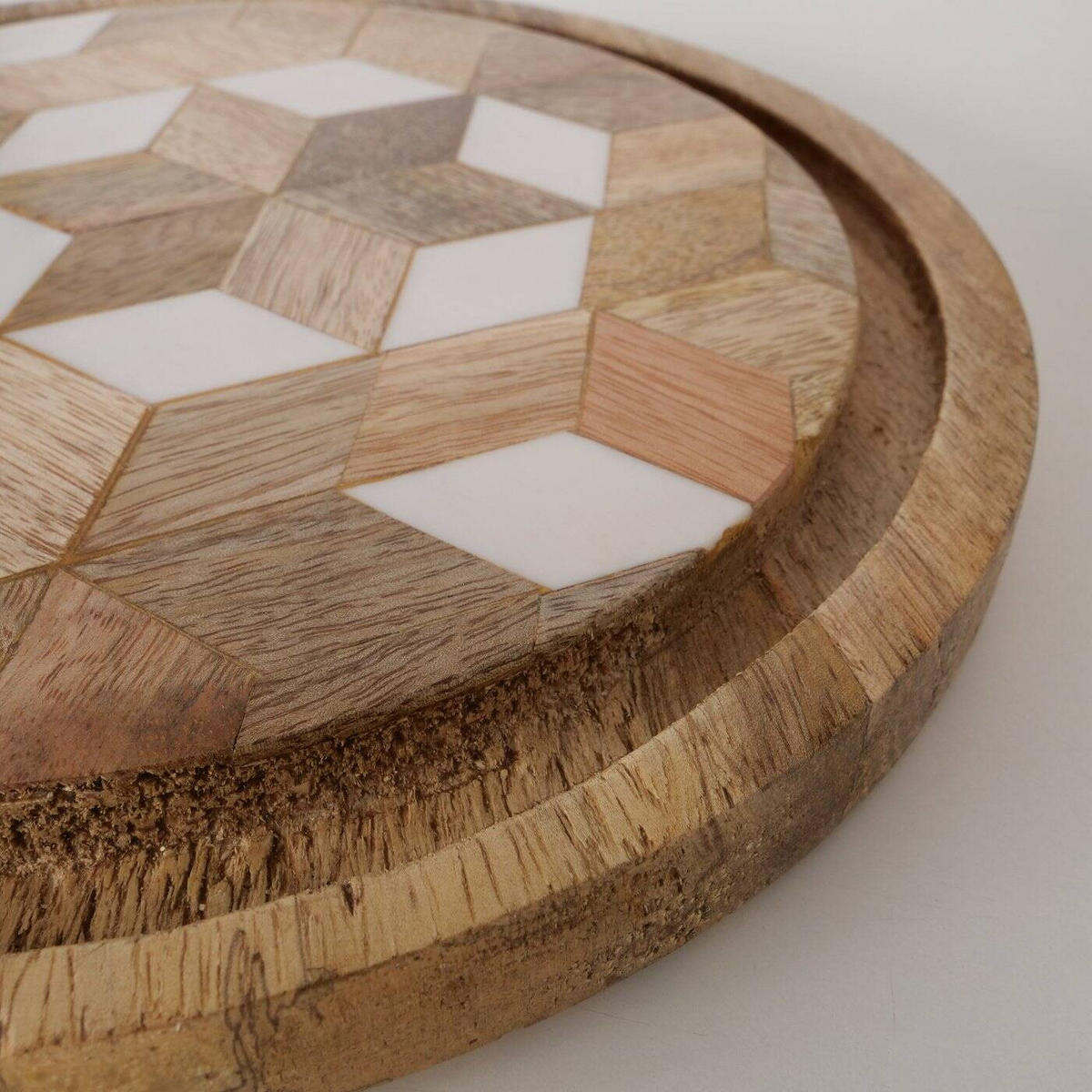 ZITRONENBEHÄLTER Moskai - Transparent, Holz (23/19/23cm) - Boltze Home