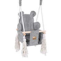 SCHAUKEL FüR KINDER FüR ZU HAUSE, Aesthetic, grau - Grau, Textil (35/170/170cm) - MeowBaby