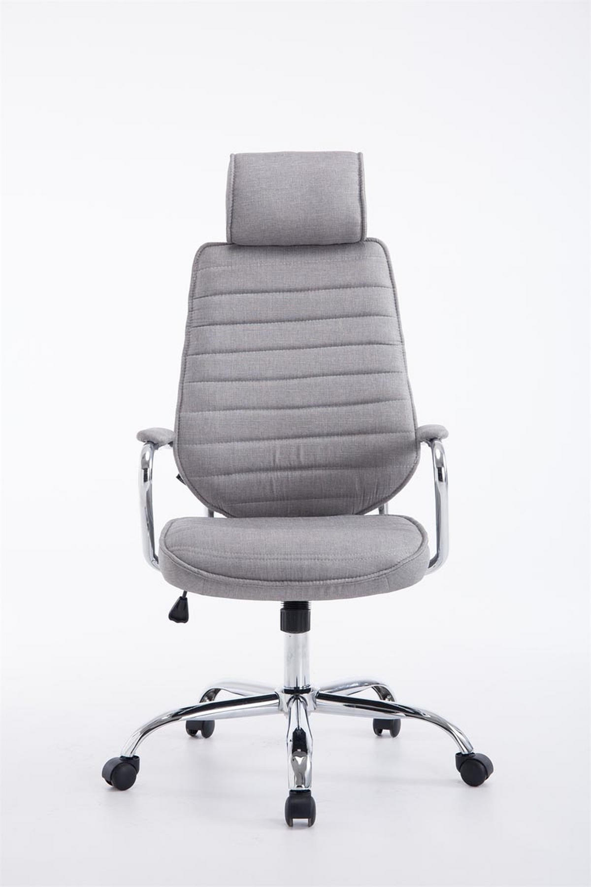 BÜROSTUHL Rocket Stoff Hellgrau - Grau, Textil/Metall (60/128/67cm) - TPFLiving
