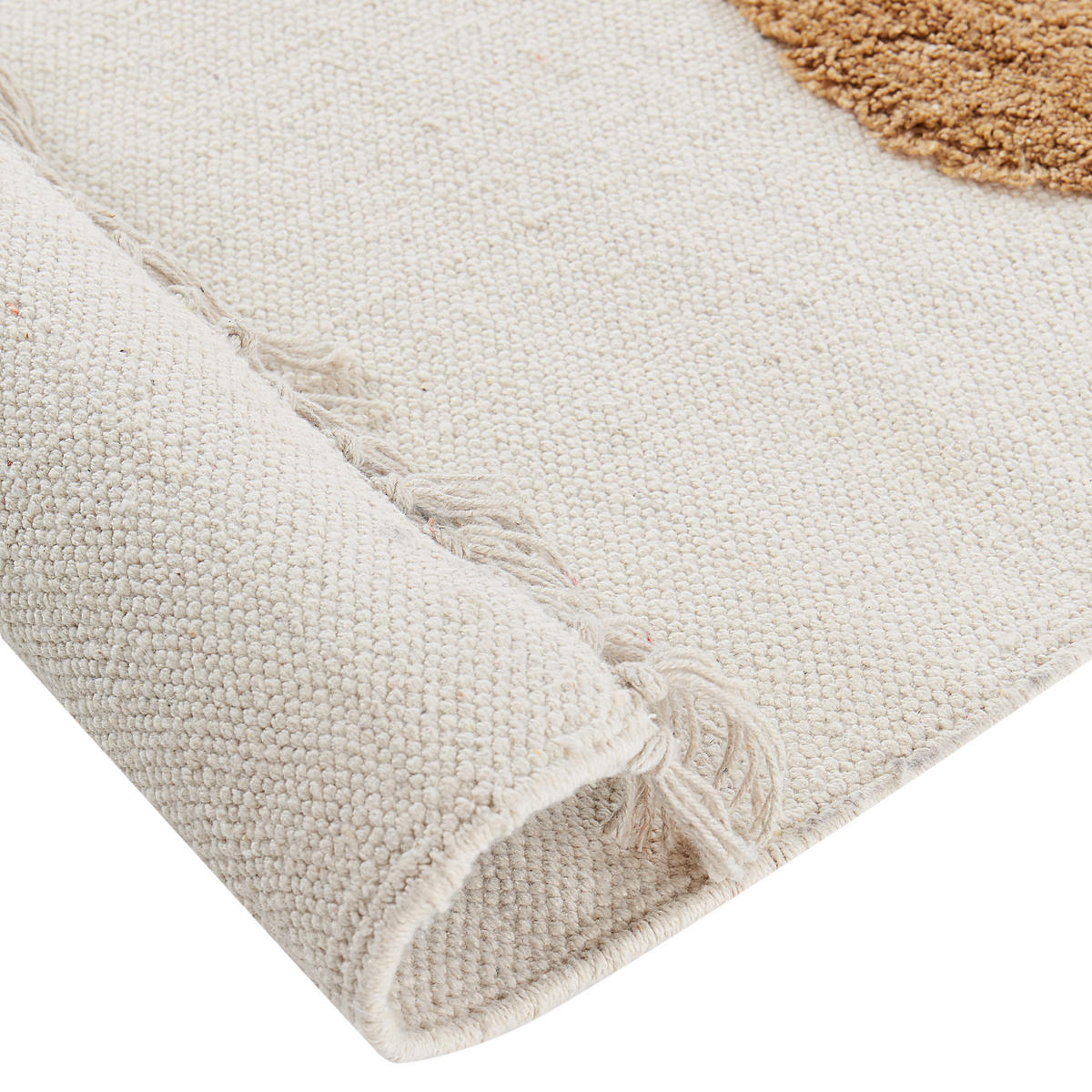 KINDERTEPPICH Gharta 140/200 cm - Beige/Grau, Textil (200/140cm) - Beliani