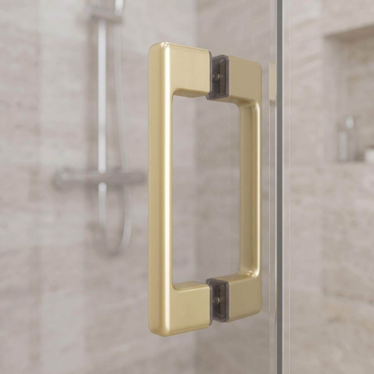 DUSCHTÜRGRIFF Rea 02 Brushed Gold - Goldfarben, Metall (1.8/17cm) - REA