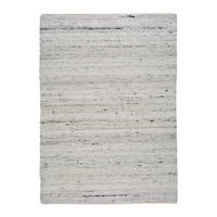 HANDWEBTEPPICH Weiß Cinder 60/110 cm - Weiß, Textil (60/110cm) - Atticgo