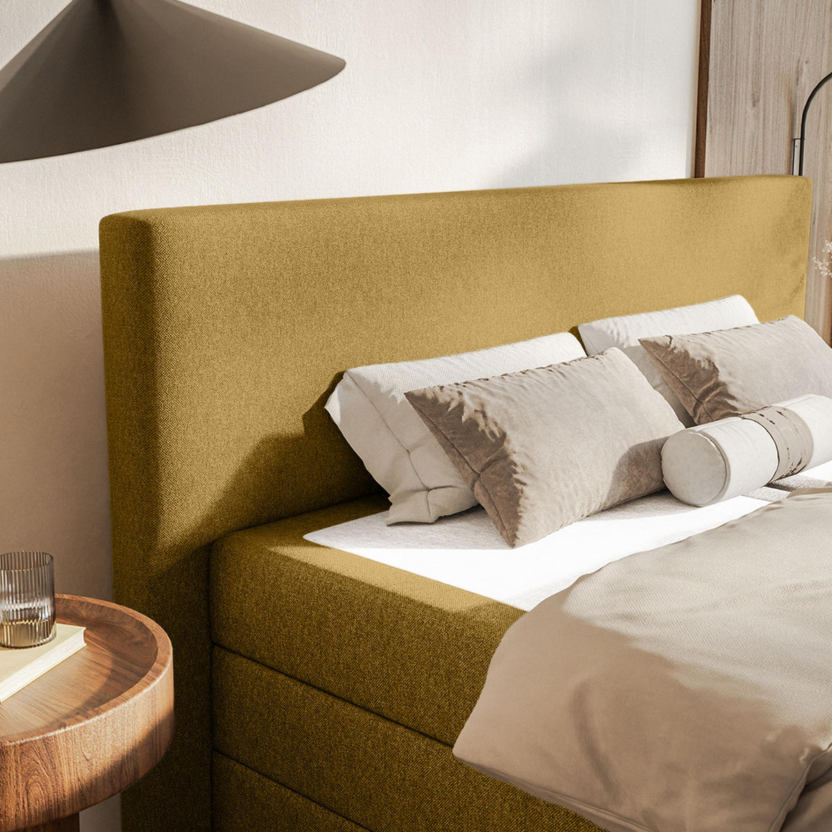 BOXSPRINGBETT VELIPOJA EASY CLEAN 160x200 cm, Dunkelorange - Dunkelorange, Textil (160/200cm) - Fedve